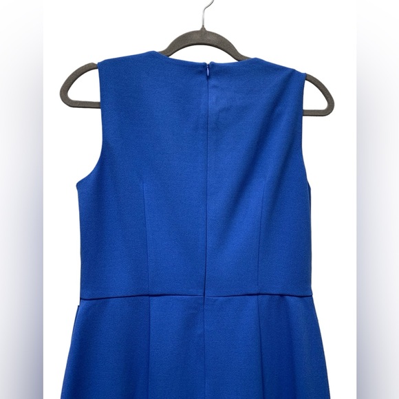 New! Donna Morgan blue piping sheath sleeveless dress, size 6 - Picture 6 of 9